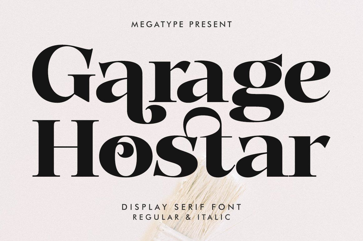 Garage Hostar - Display Font — image 1