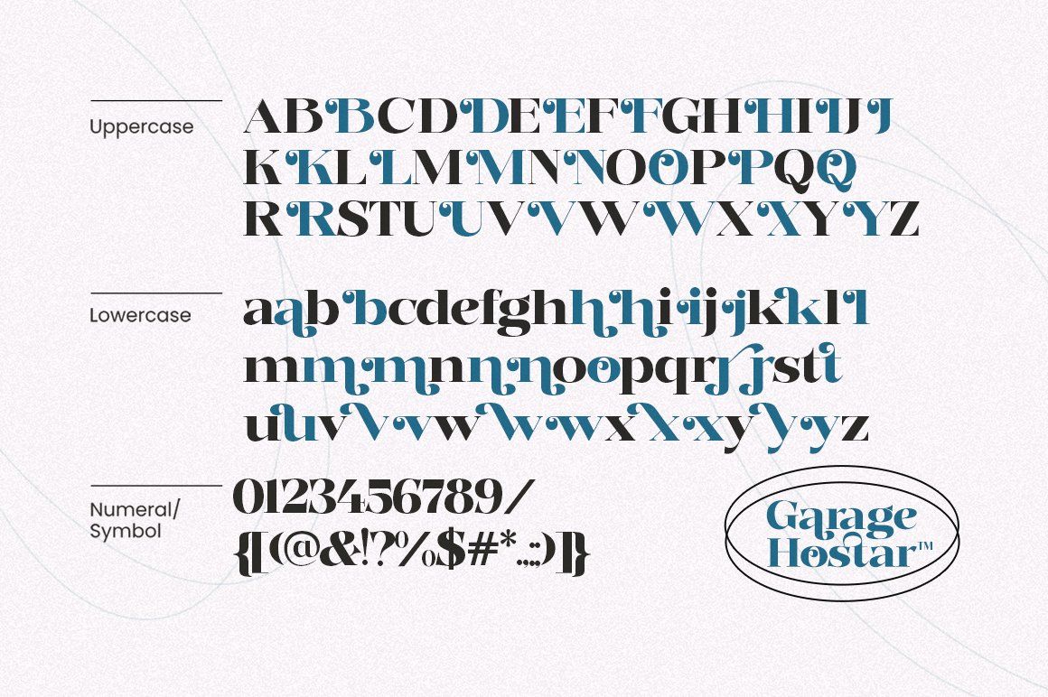Garage Hostar - Display Font — image 11