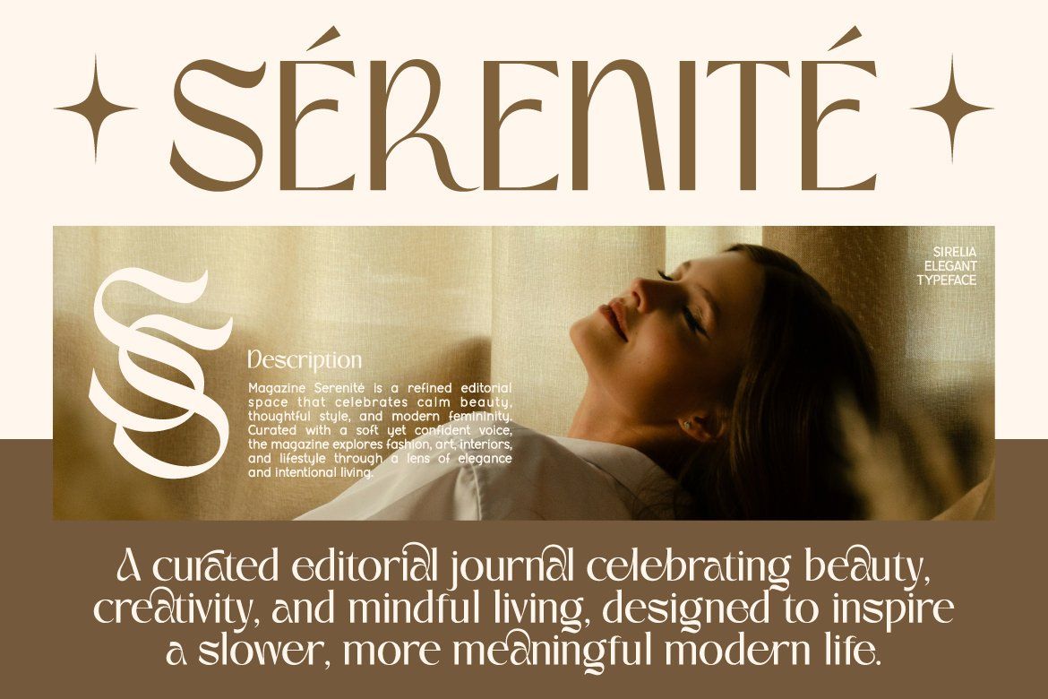 Sirelia – Modern Elegant Serif Typeface — image 4