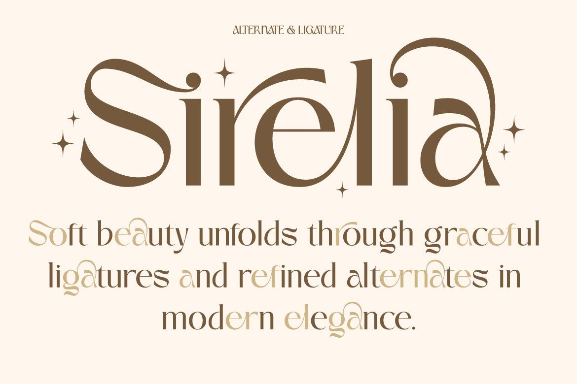 Sirelia – Modern Elegant Serif Typeface — image 7