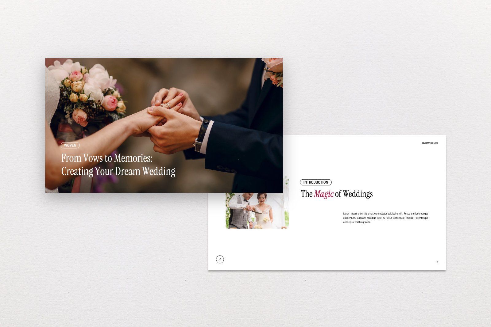 Woven – Elegant Wedding Presentation — image 2