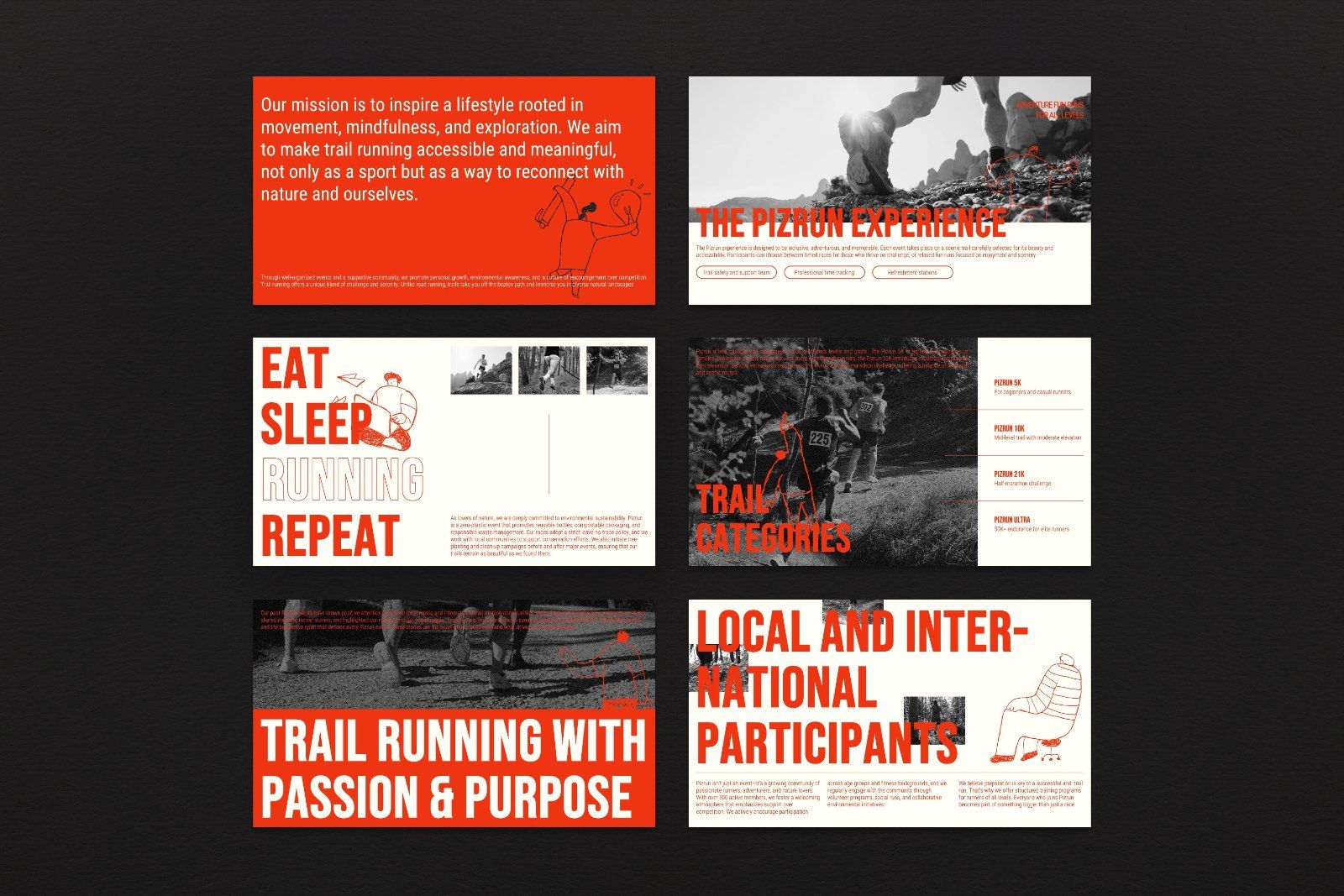 Pizrun – Trail Run Bold Typography Presentation — image 3
