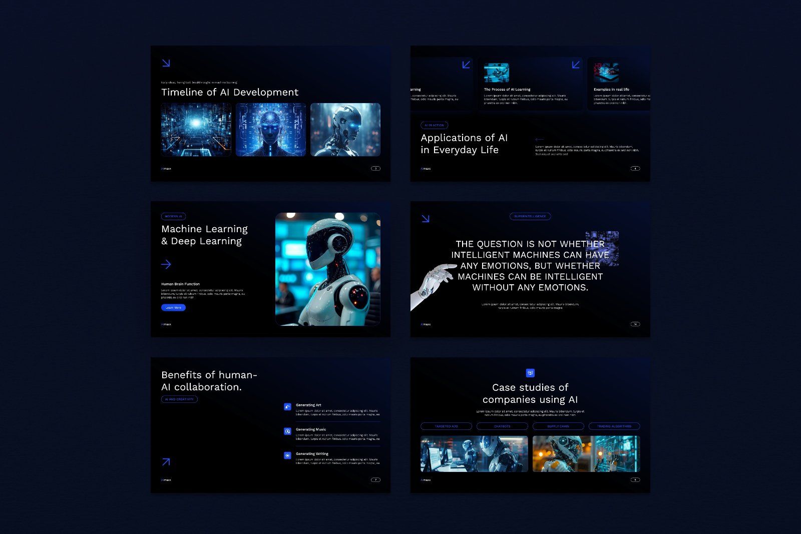 Aimaxx – Futuristic AI & Technology Presentation — image 3