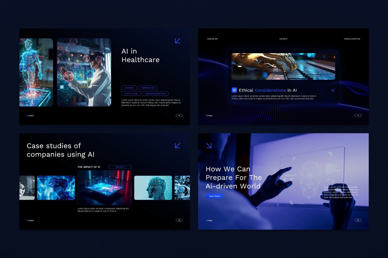 Aimaxx – Futuristic AI & Technology Presentation — image 4