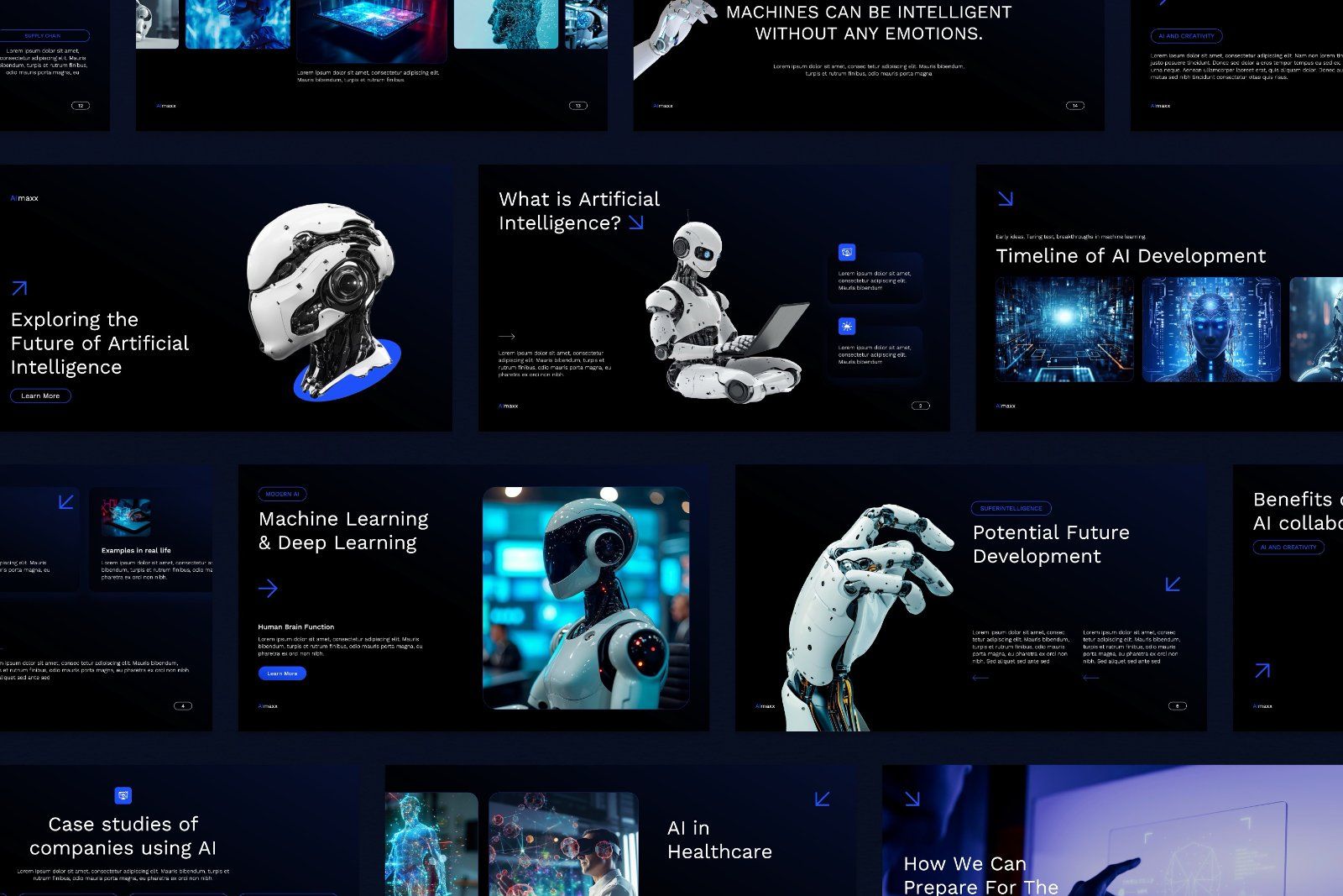 Aimaxx – Futuristic AI & Technology Presentation — image 5