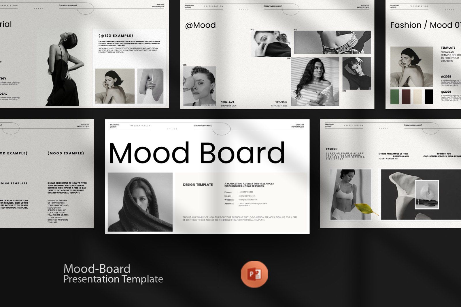 Mood Board Presentation Template — image 1