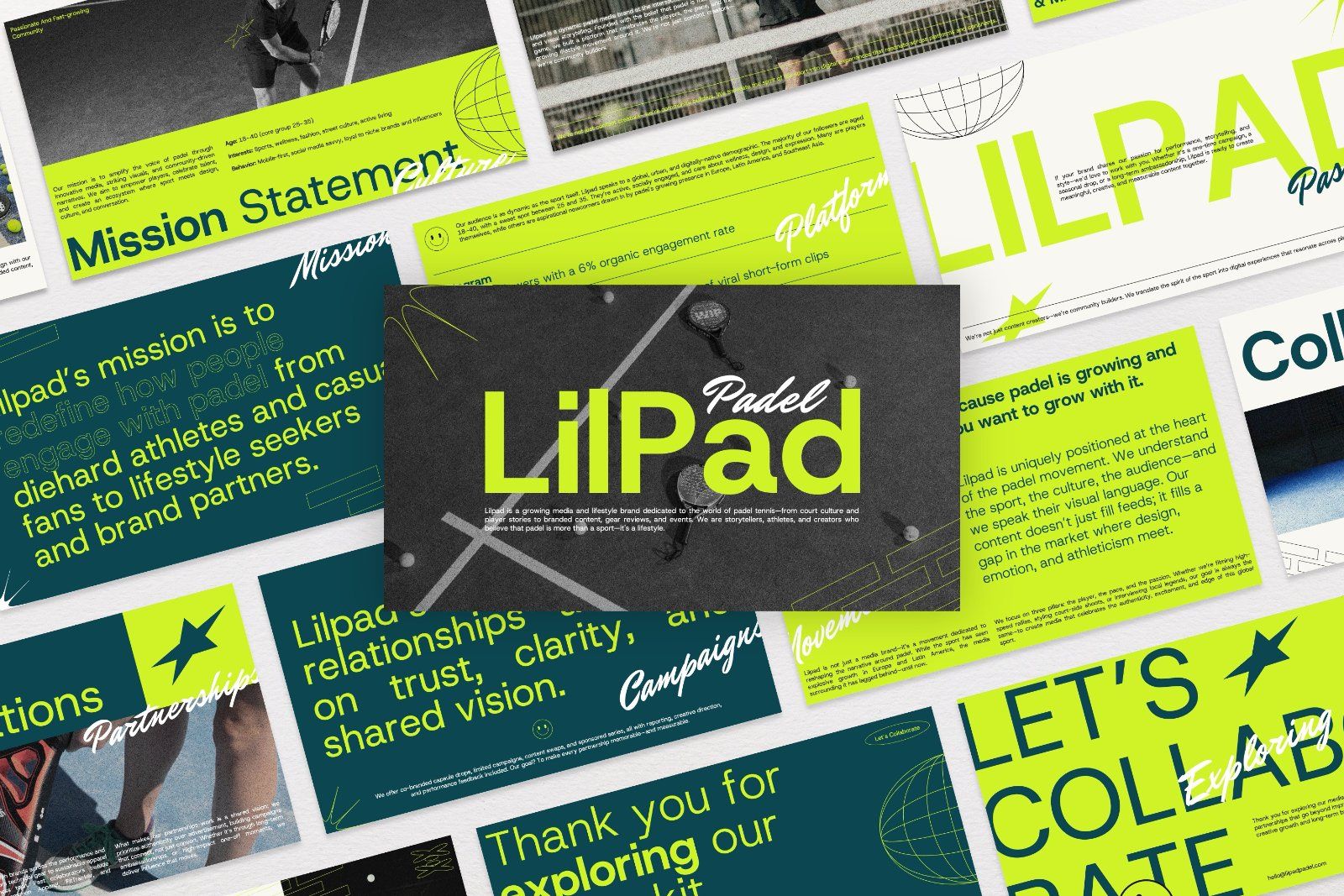 Lilpad – Padel Media Kit Presentation — image 1