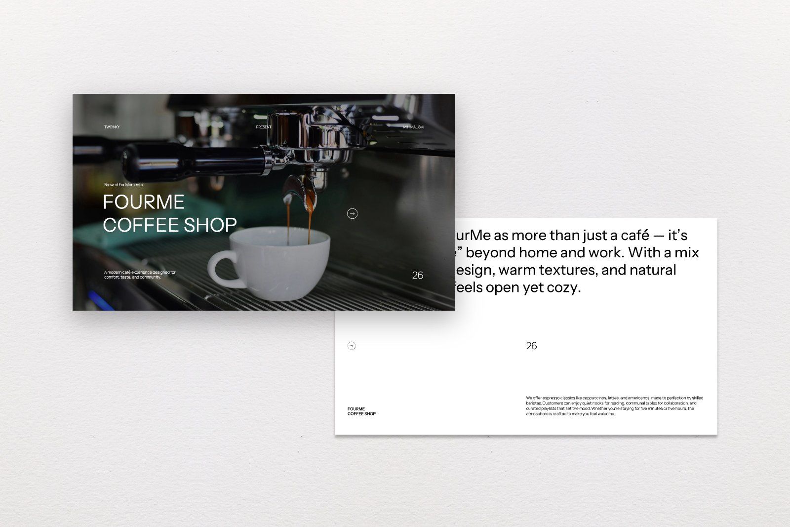 FourMe – Coffee Shop Presentation — image 2