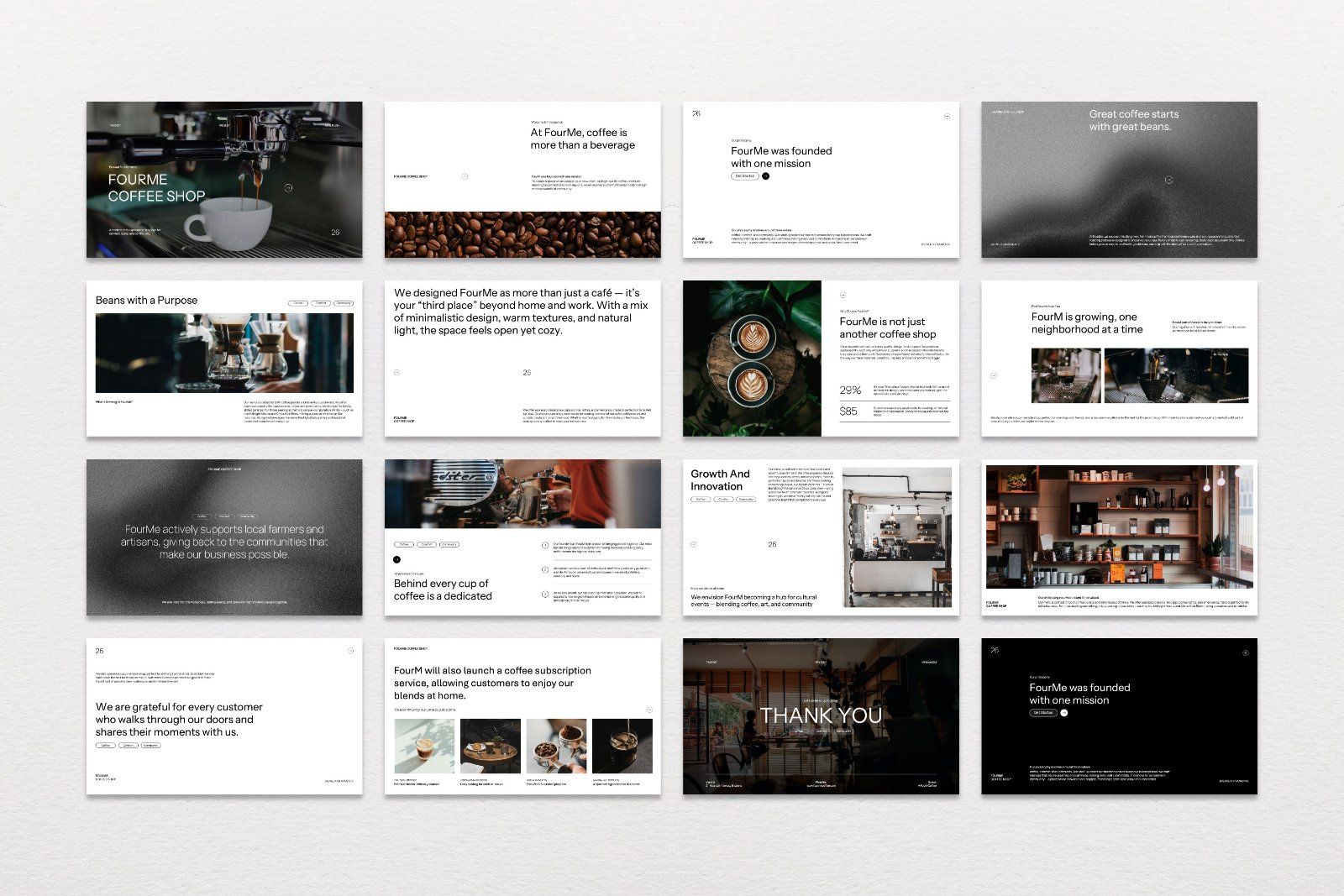 FourMe – Coffee Shop Presentation — image 3