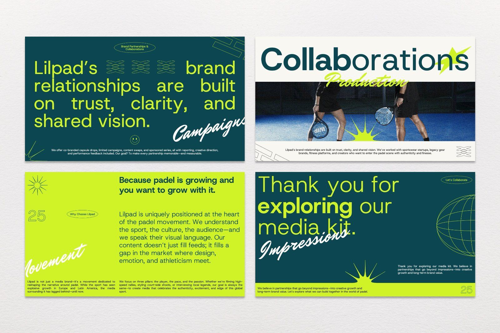 Lilpad – Padel Media Kit Presentation — image 4