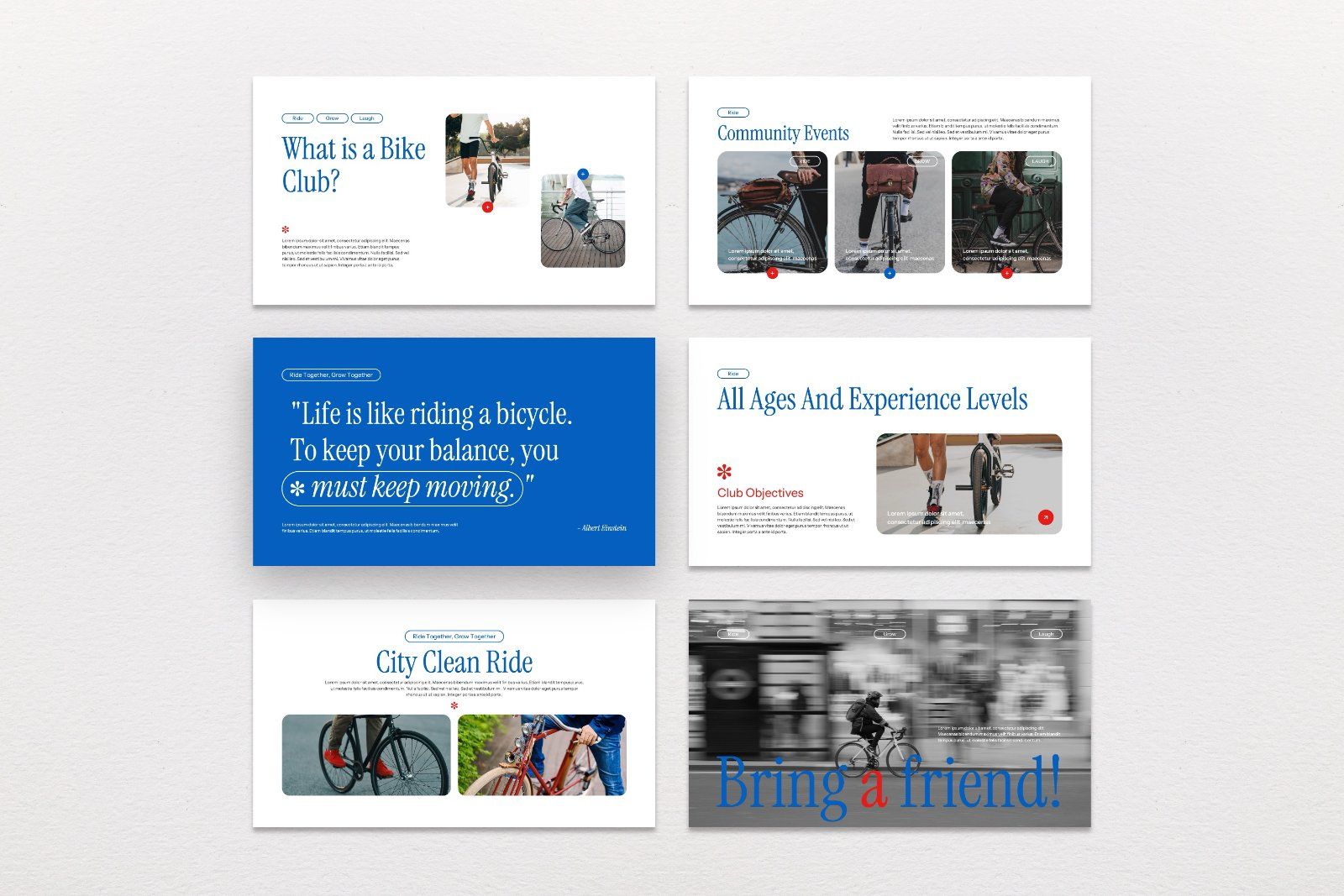 Baiky Club – Cycling Community Presentation Template — image 3