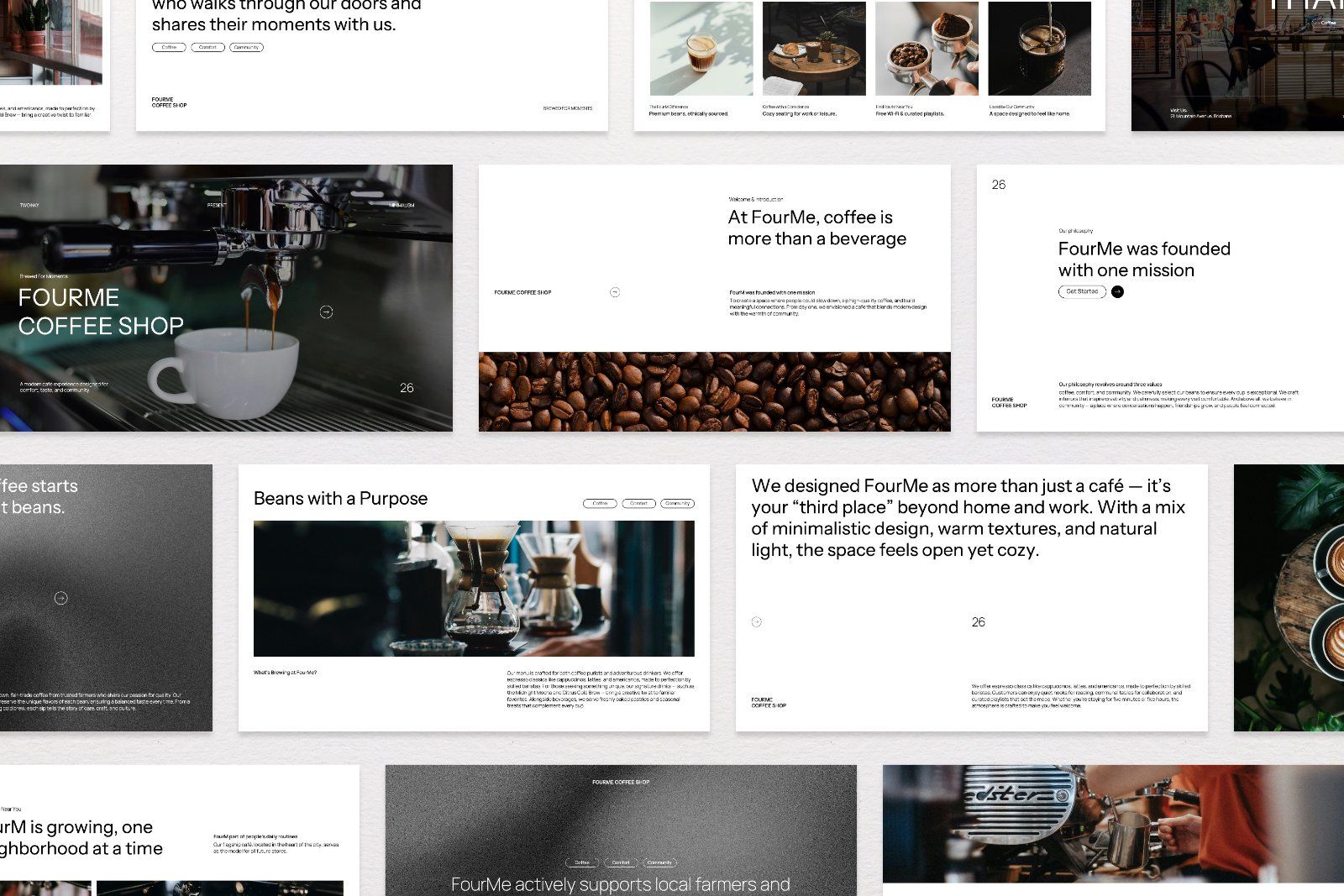 FourMe – Coffee Shop Presentation — image 6