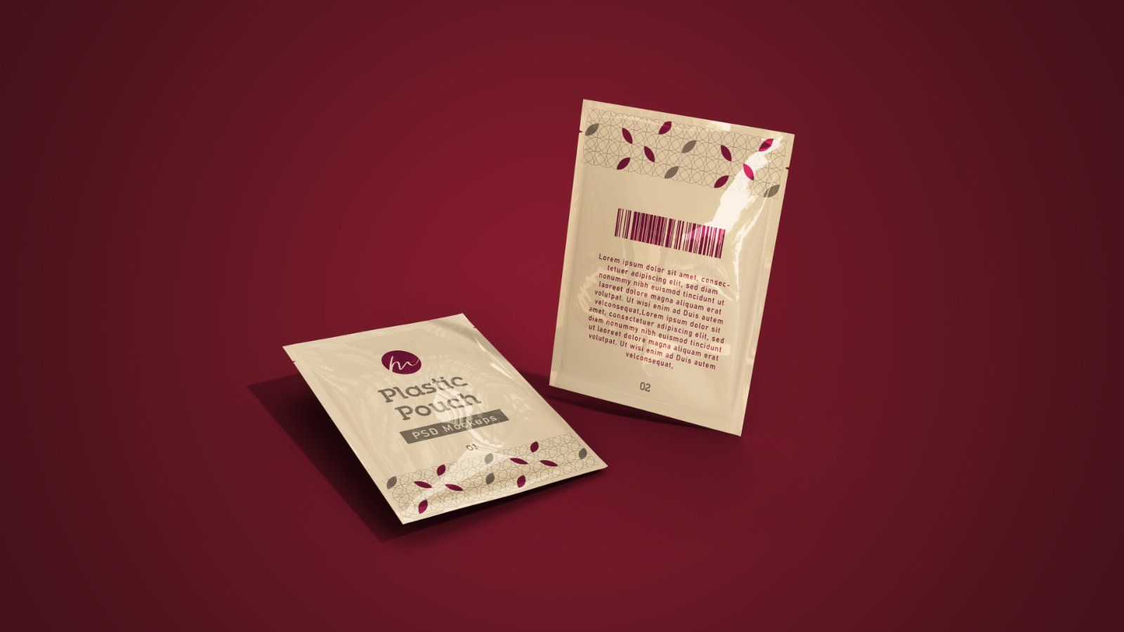 Plastic Pouch Packaging Mockup – 5 PSD Files, Flexible Pack Branding Mockup — image 3