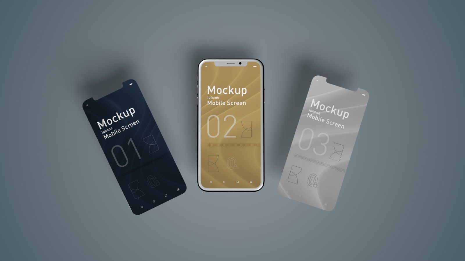 Mobile Display Mockup – Smartphone Screen Mockup Bundle, 5 PSDs — image 6