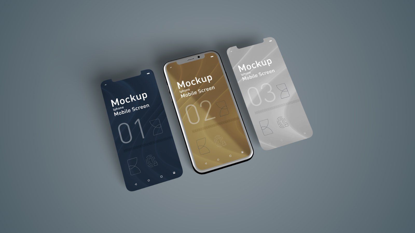 Mobile Display Mockup – Smartphone Screen Bundle, 5 PSDs — image 4