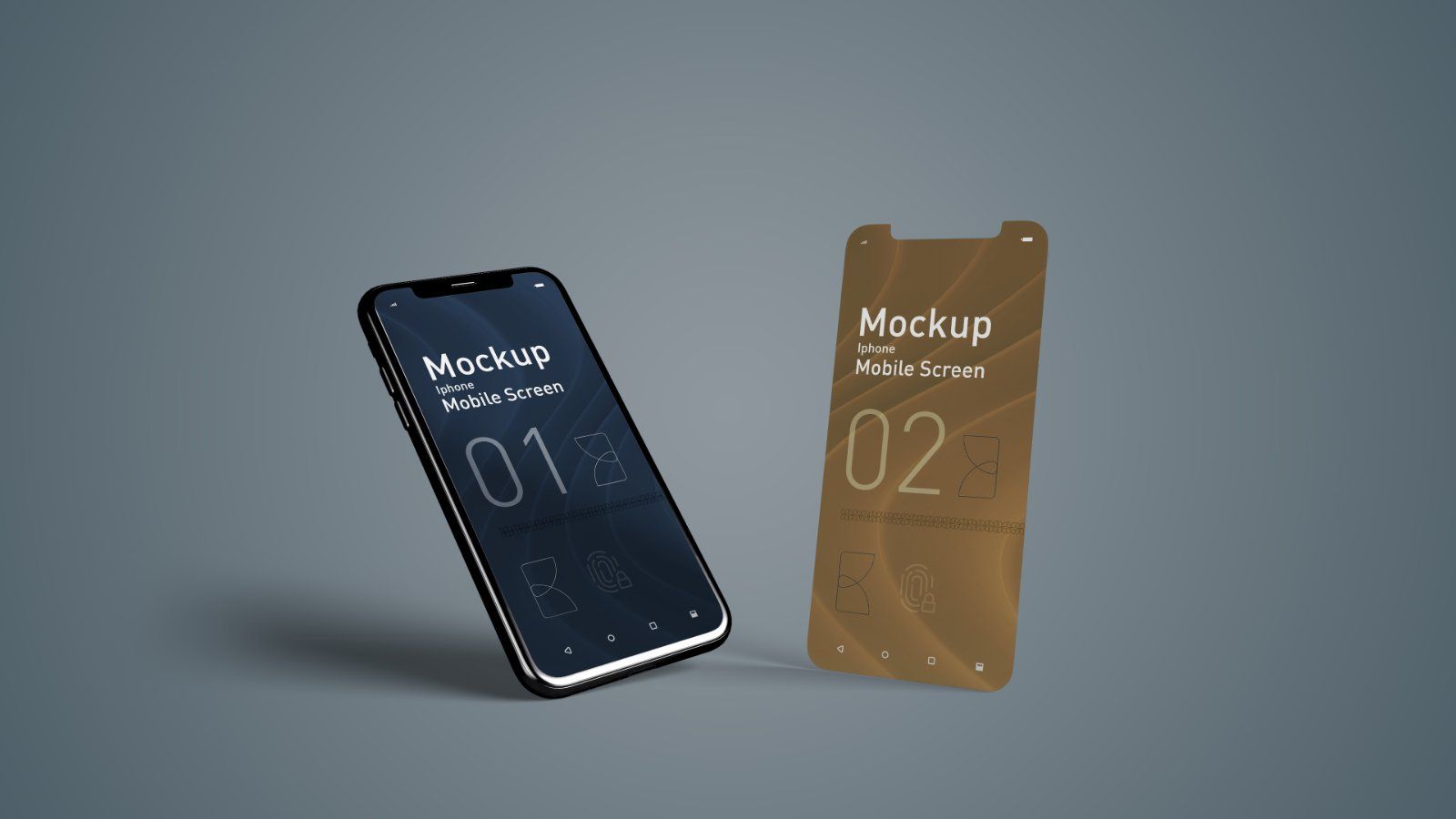 Mobile Display Mockup – Smartphone Screen Mockup Bundle, 5 PSDs — image 5