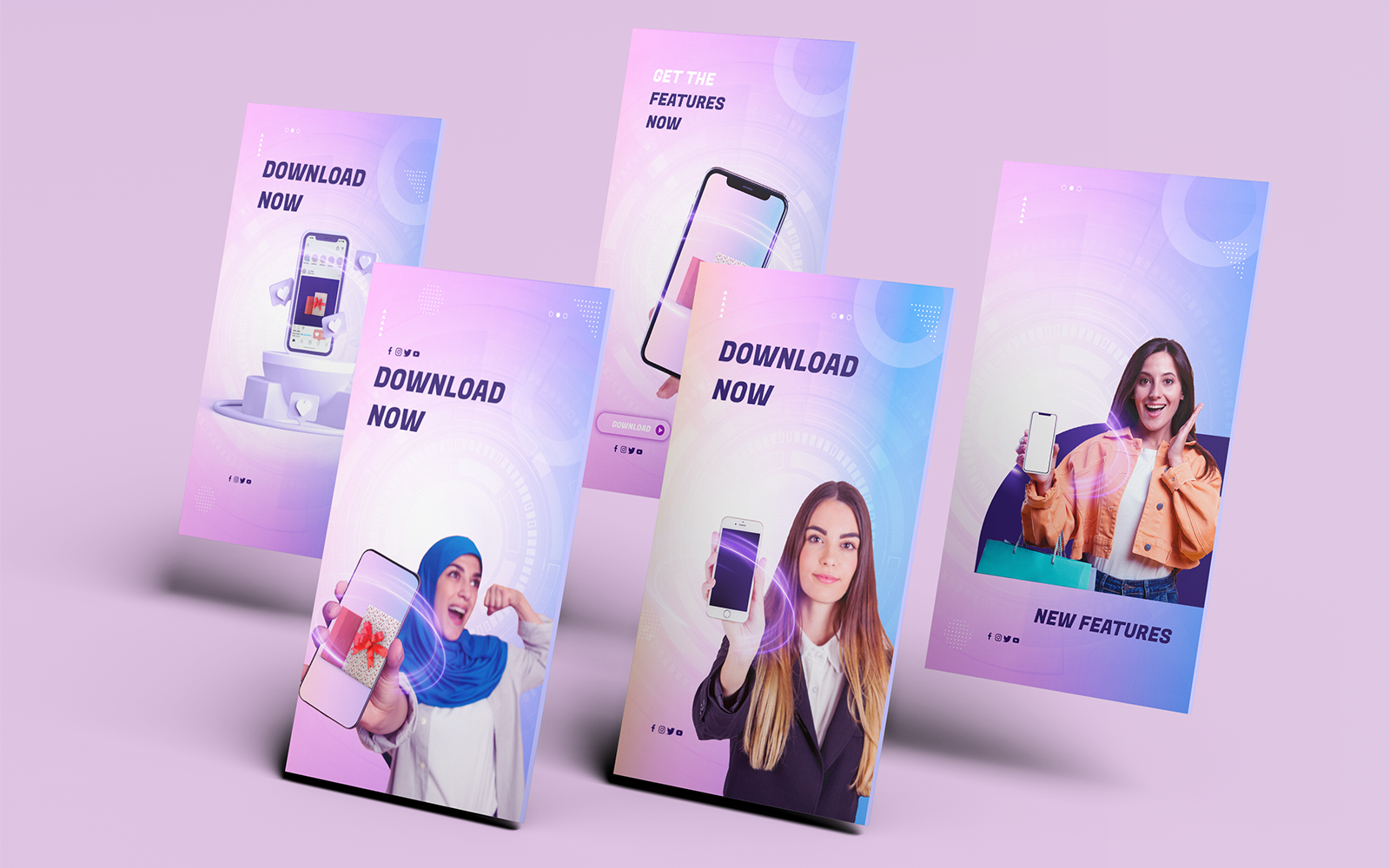 Social Media story Templates-App-Tech-020-22 — image 2