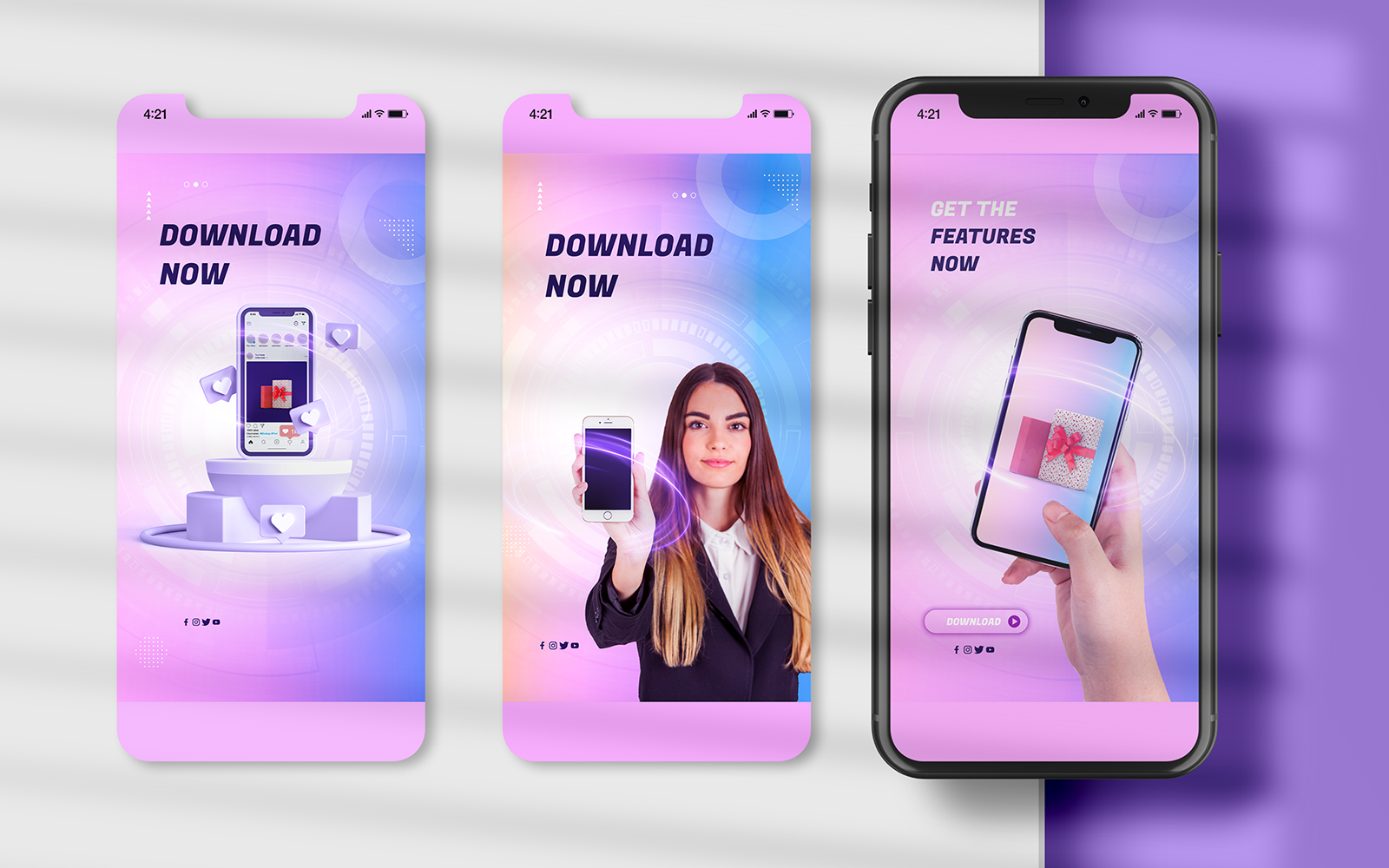 Social Media story Templates-App-Tech-020-22 — image 1