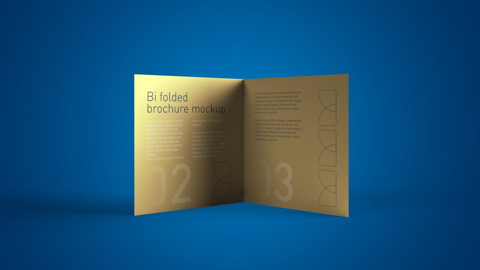 Square Bi-Fold Brochure Mockup – 5 PSD Files, Folded Flyer & Print Branding Mockup — image 6