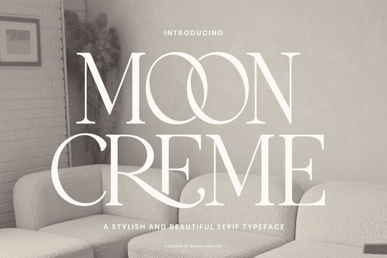 Moon Creme | Stylish and Beautiful Serif — image 1