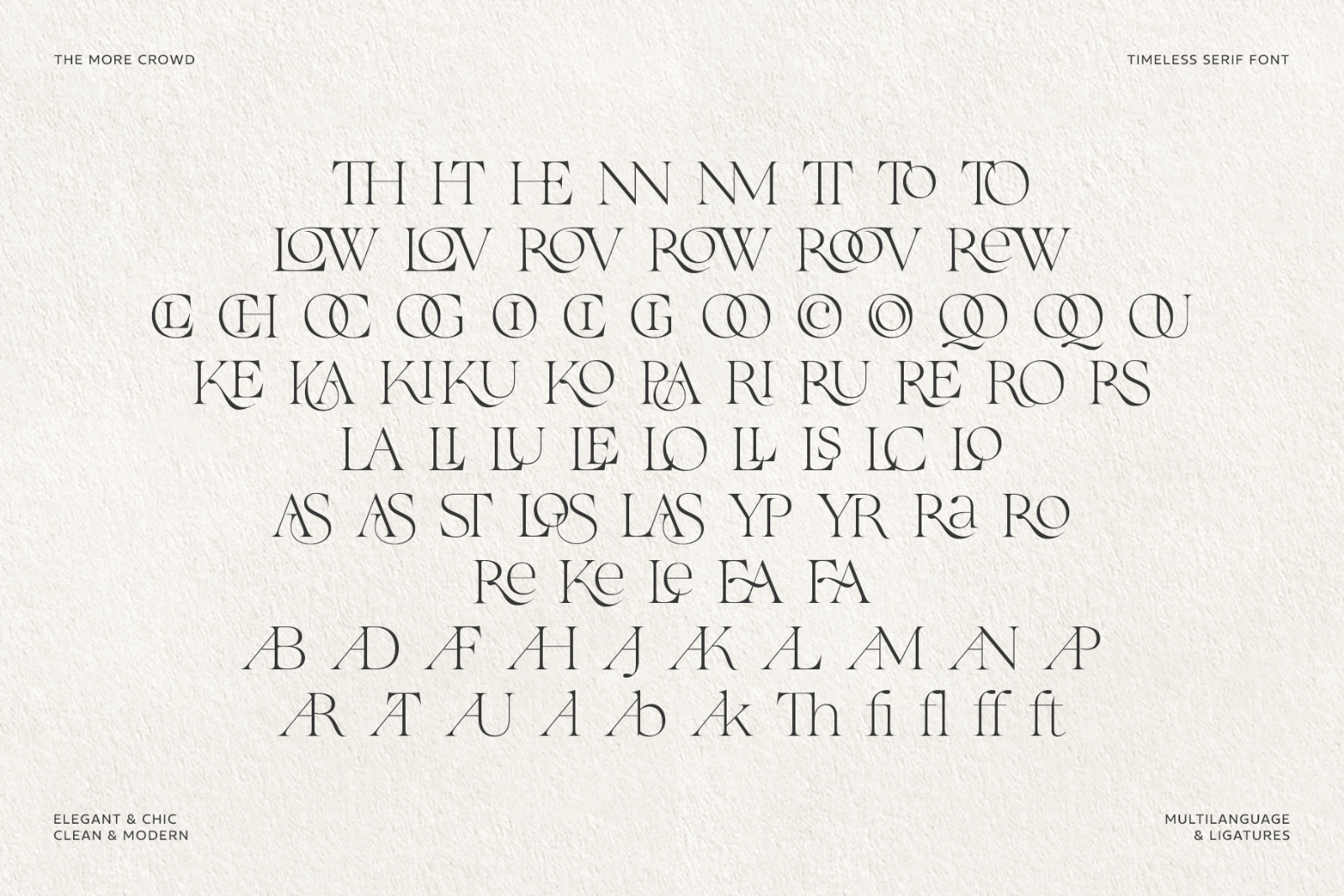 The More Crowd Serif — image 12