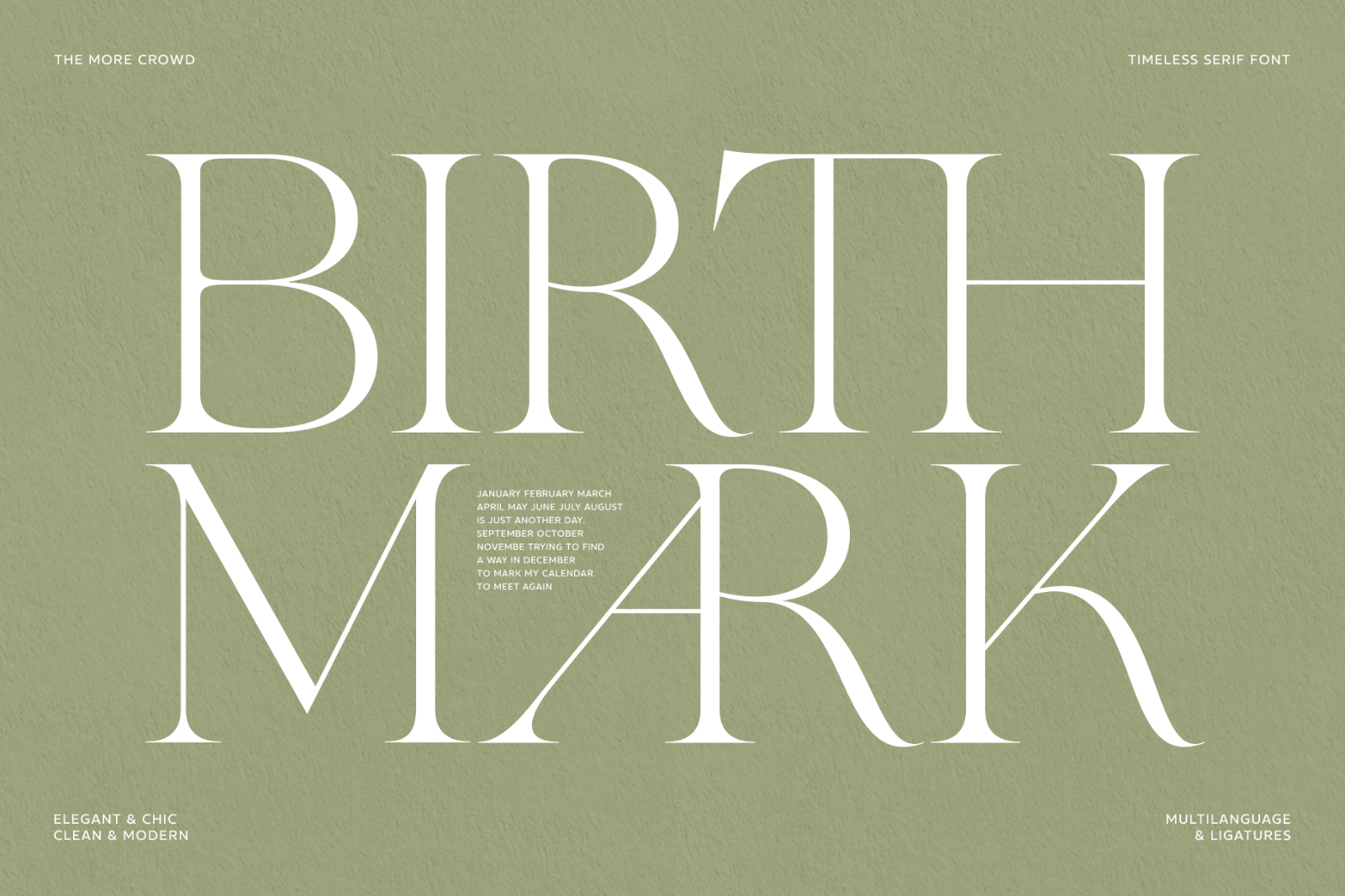 The More Crowd Serif — image 2