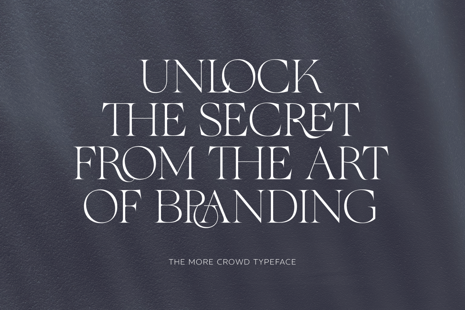 The More Crowd Serif — image 7