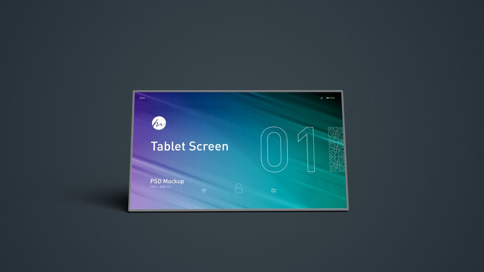 Tablet Screen Mockup - 5 PSDs — image 3