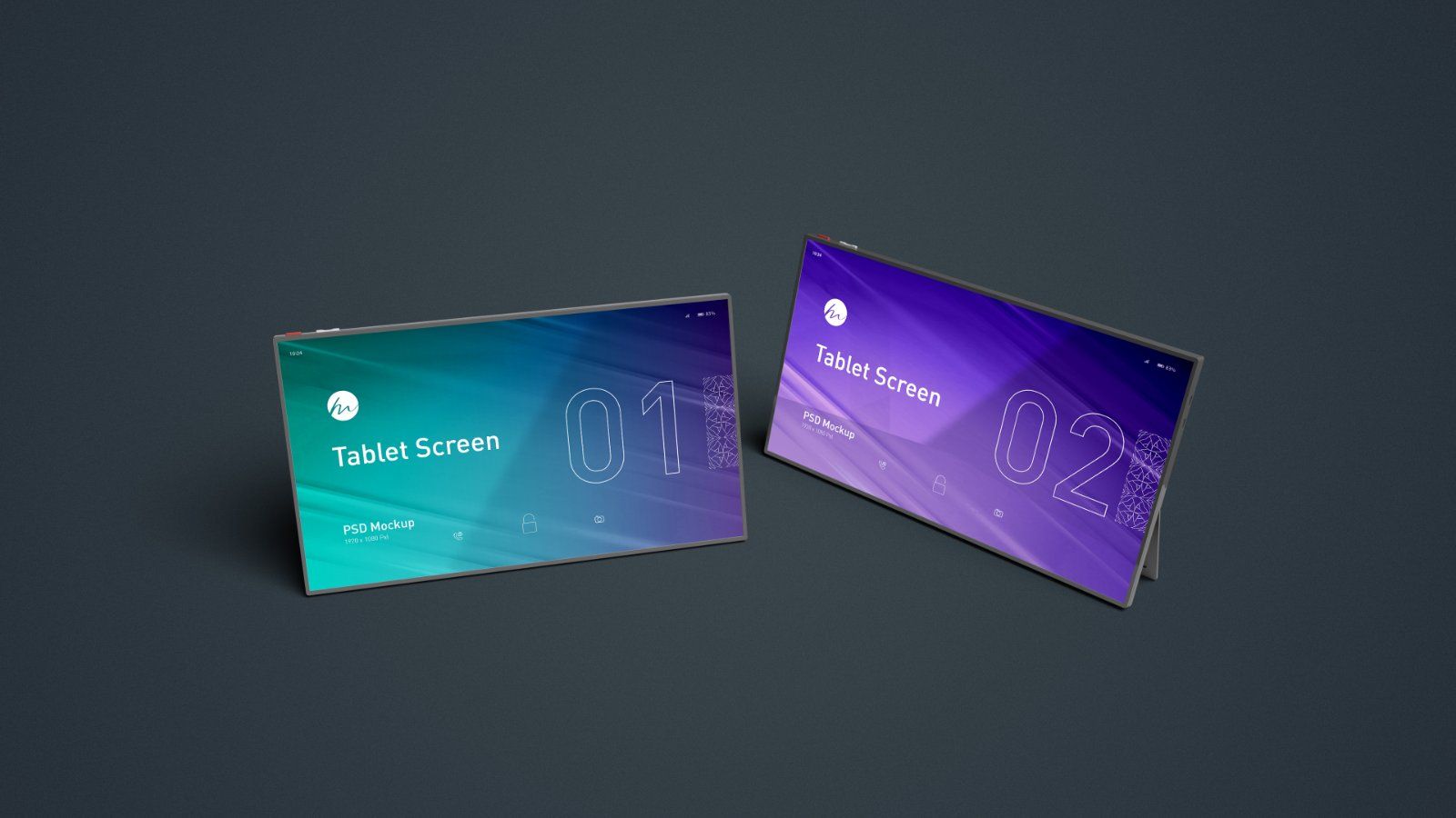 Tablet Screen Mockups - 5 PSDs — image 6