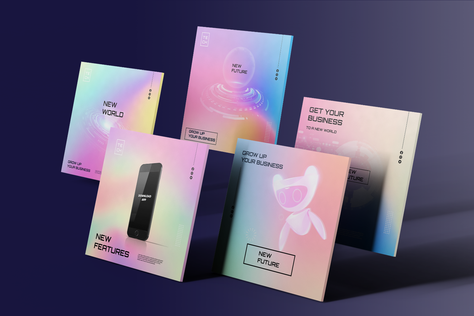 Technology Design For Social Media Template-042-22 — image 1