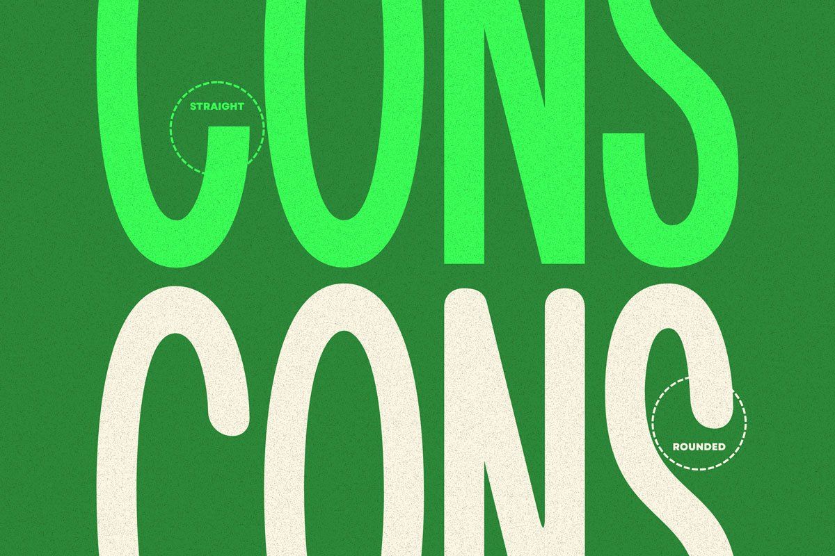 The Cons - Condensed Sans Serif Display Font — image 2