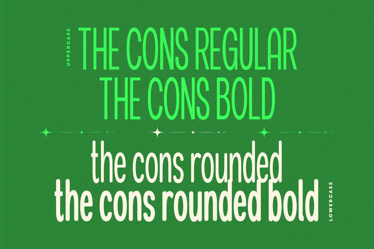 The Cons - Condensed Sans Serif Display Font — image 4