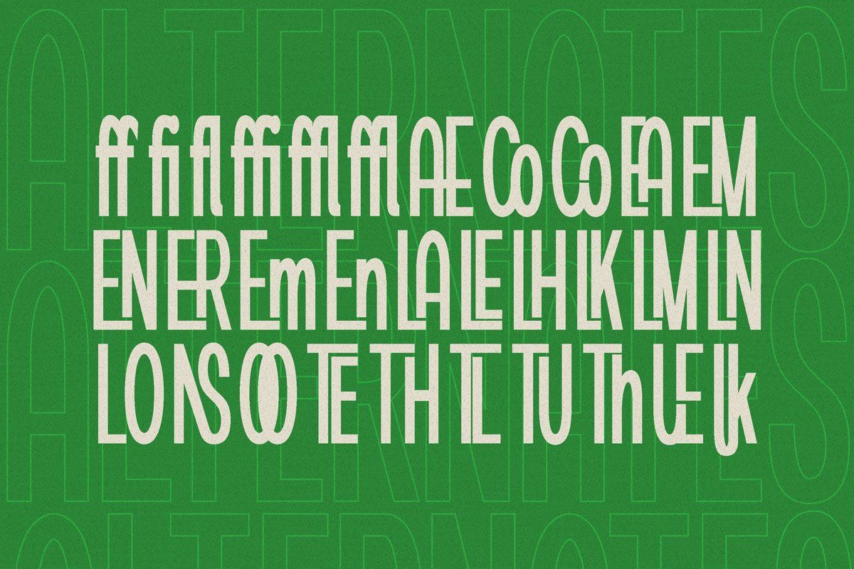 The Cons - Condensed Sans Serif Display Font — image 6