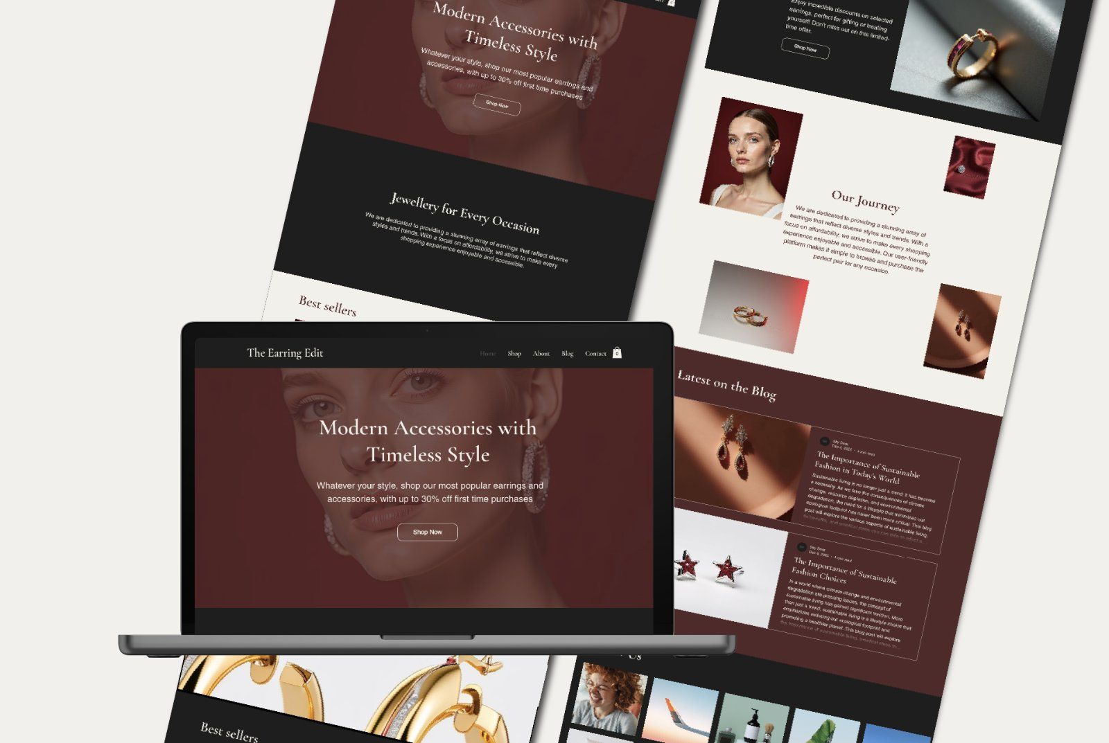 Wix eCommerce Jewelry Website Template — image 5