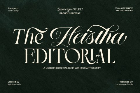 LT The Heistha Editorial – Font Duo