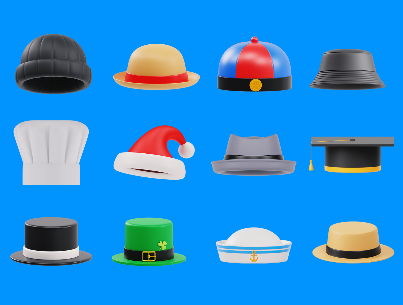 Headgear 3D Icon Pack — image 5