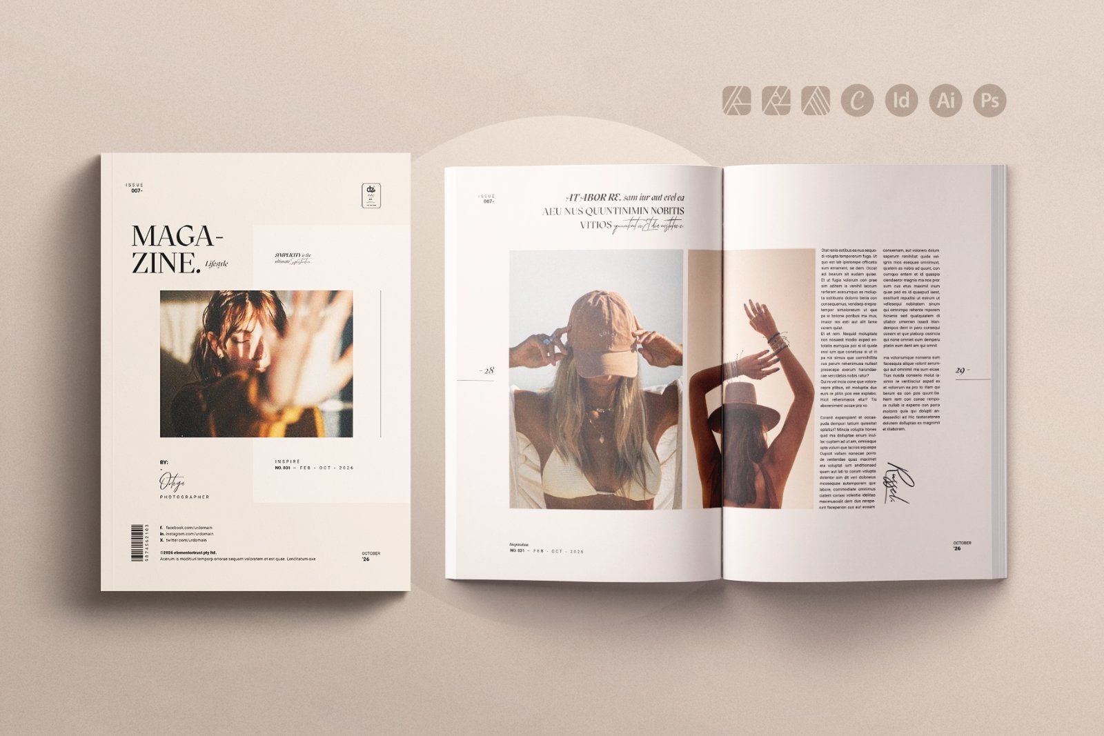 The Life Style Magazine Template — image 1