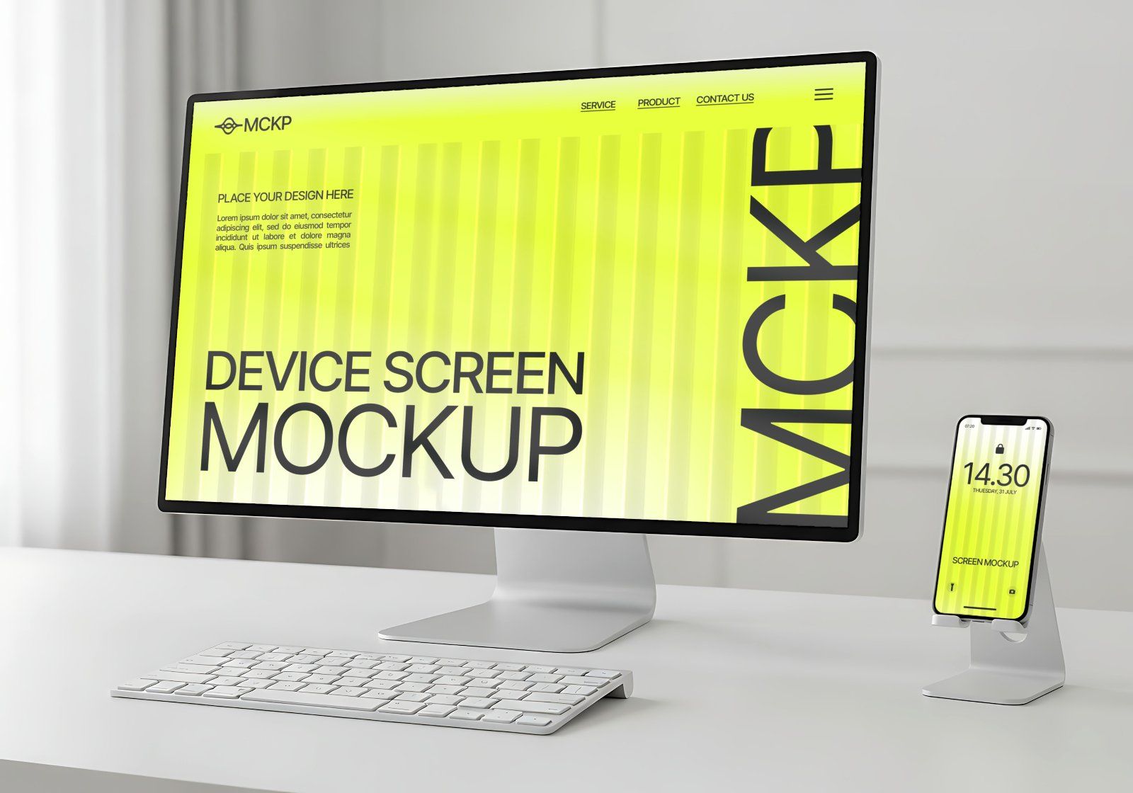 Device Screen Mockup Bundle – 20 PSD Templates for Phone, Tablet & Laptop Designs — image 7