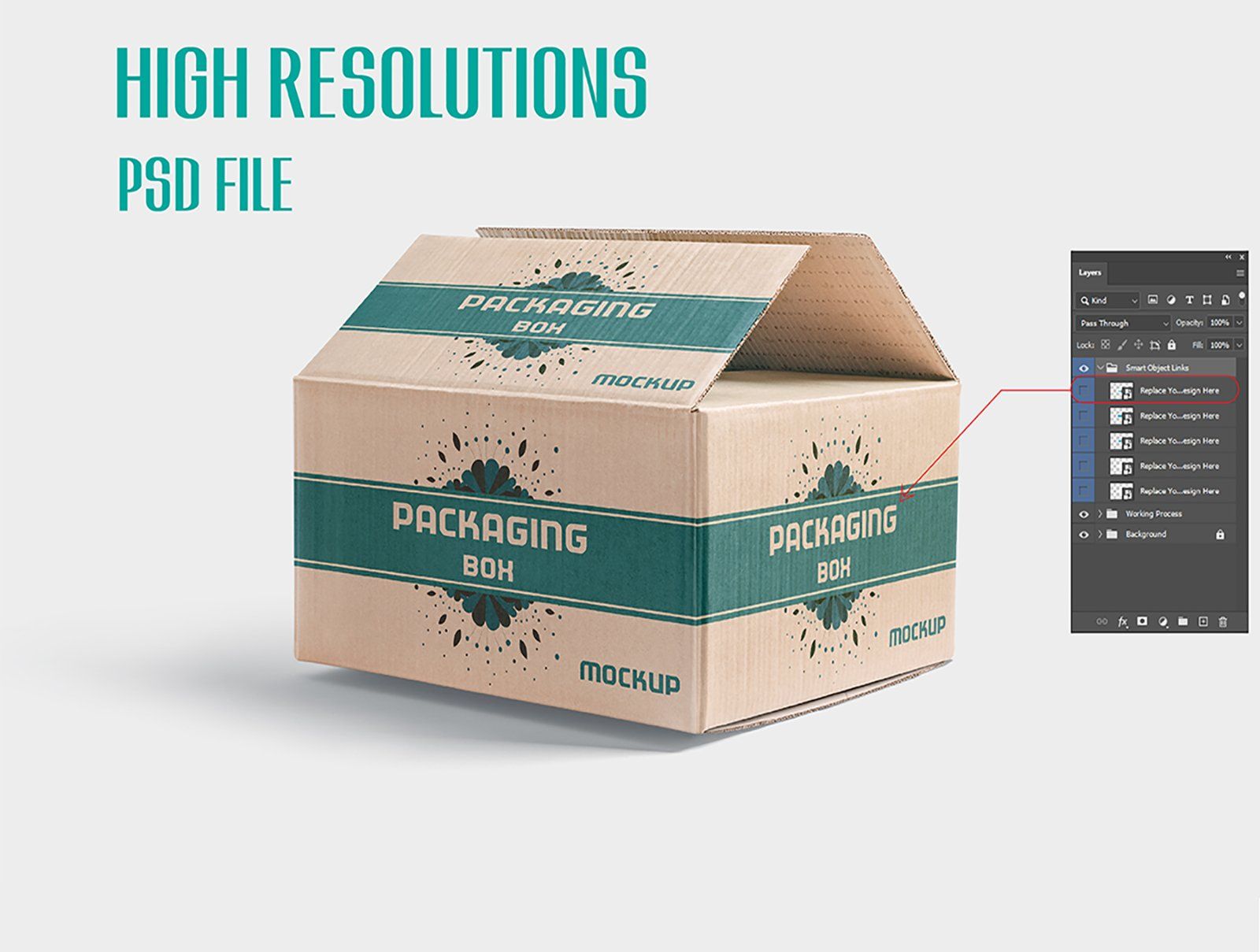 packaging mockup box — image 2