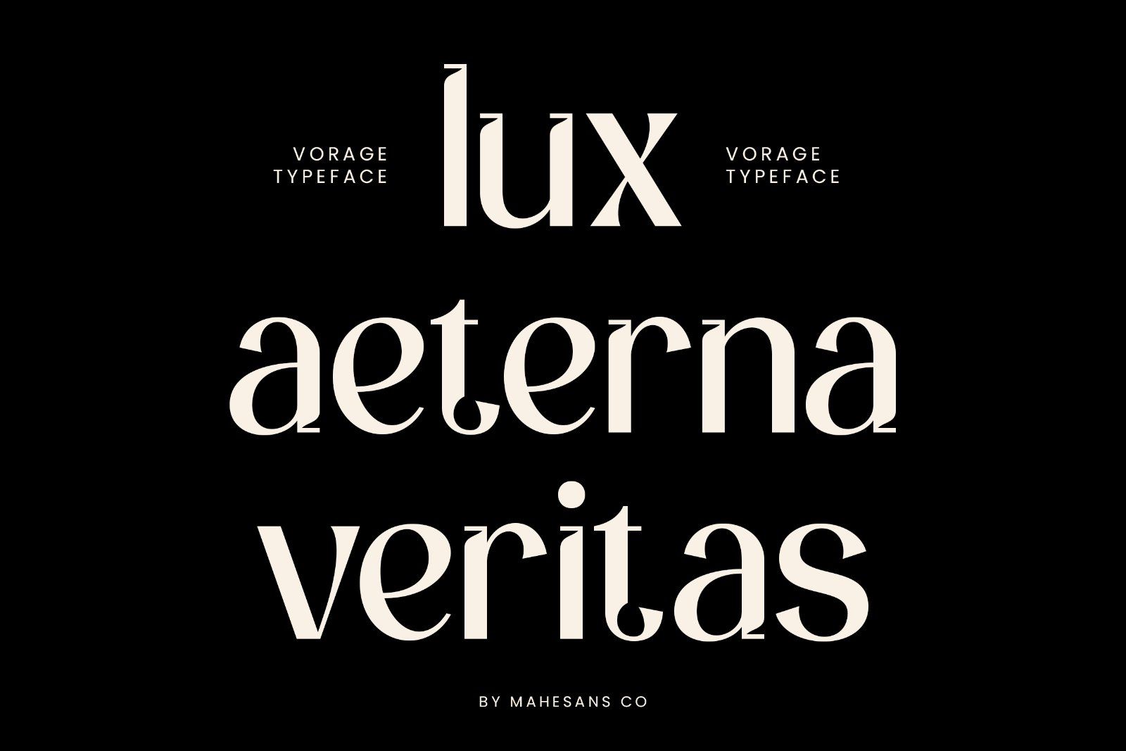 Vorage | Modern Minimalist Typeface — image 2