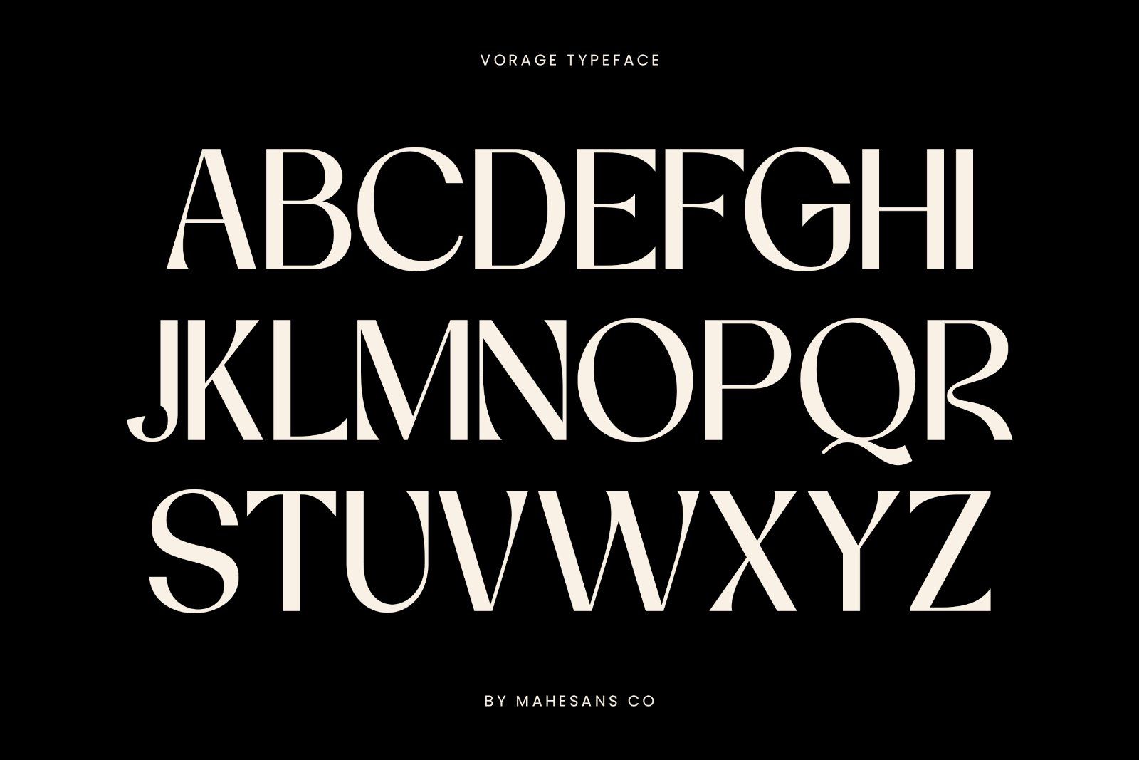 Vorage | Modern Minimalist Typeface — image 4
