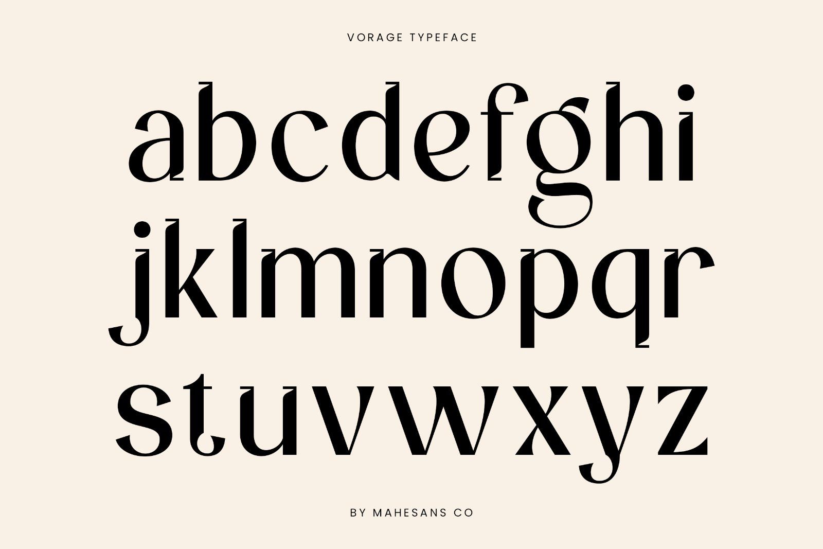 Vorage | Modern Minimalist Typeface — image 5