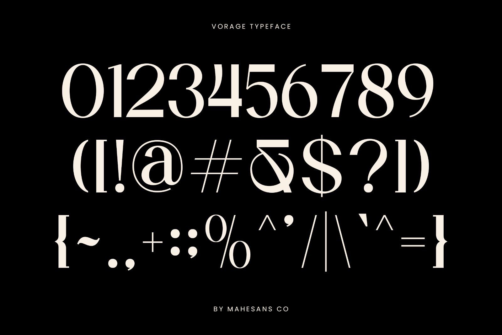 Vorage | Modern Minimalist Typeface — image 6