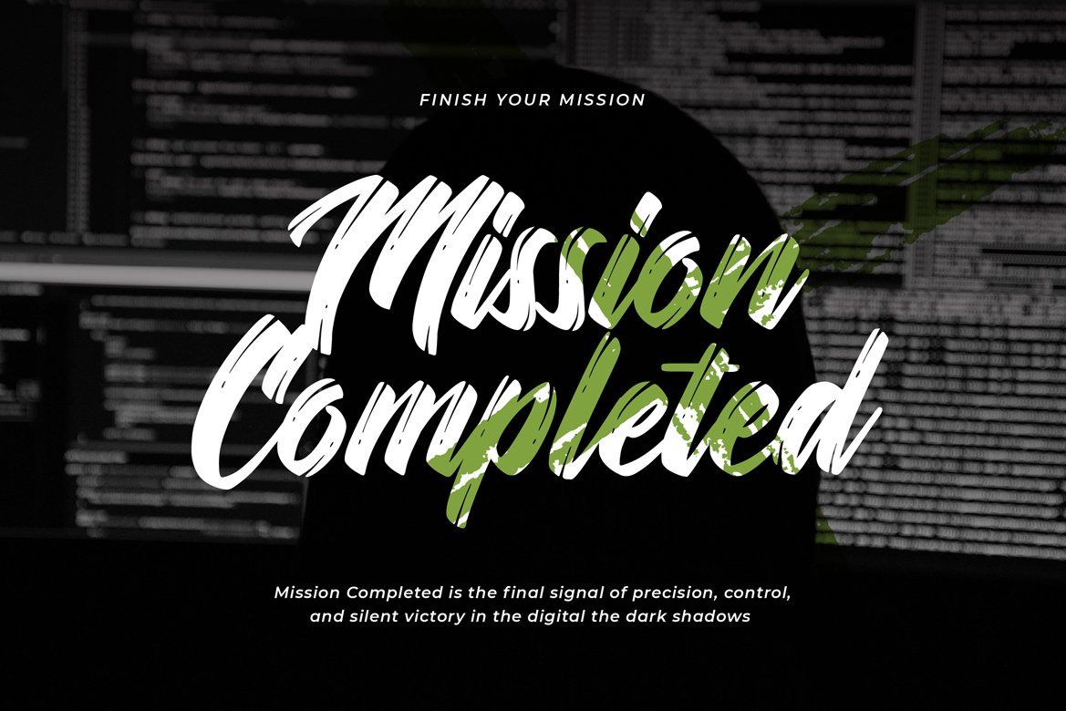 Glavient – Urban Brush Display Font — image 7