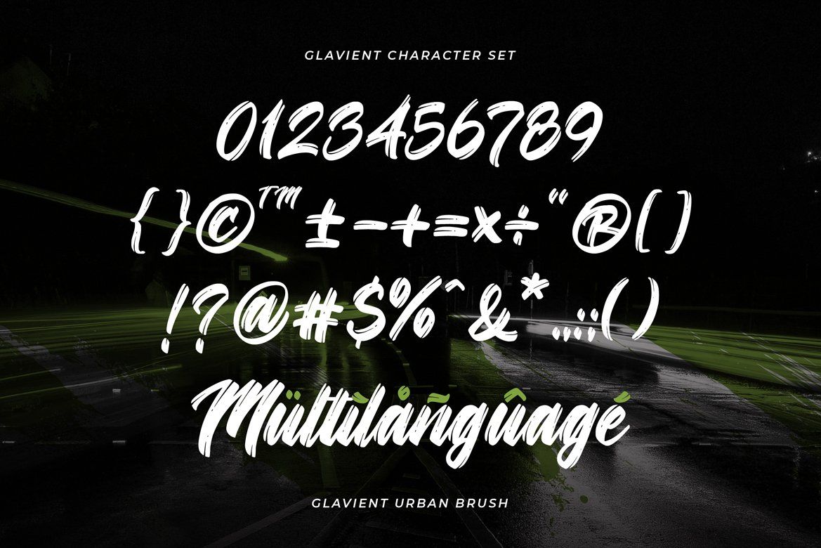 Glavient – Urban Brush Display Font — image 9