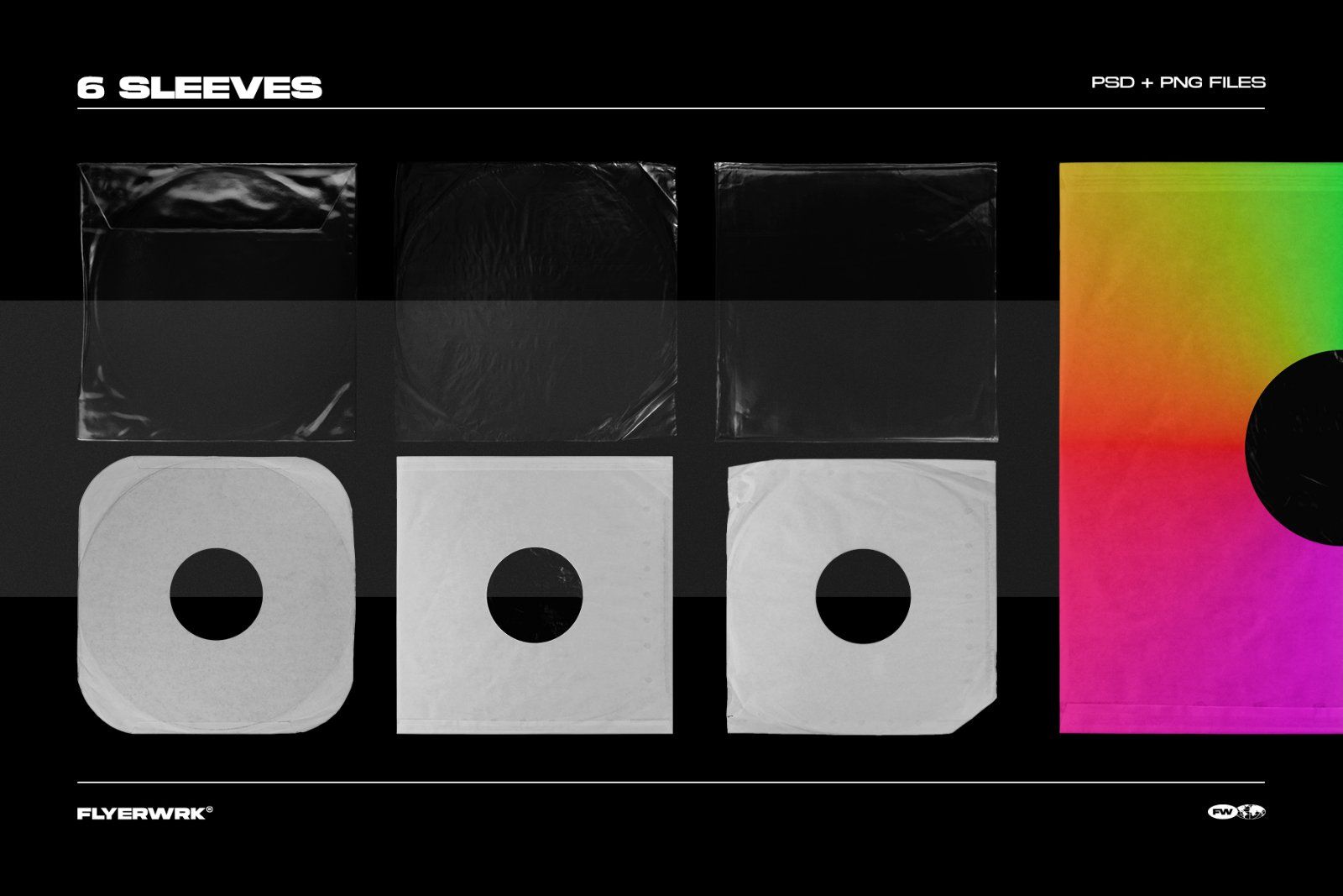 Retro Vinyl Record Mockup Bundle — image 4