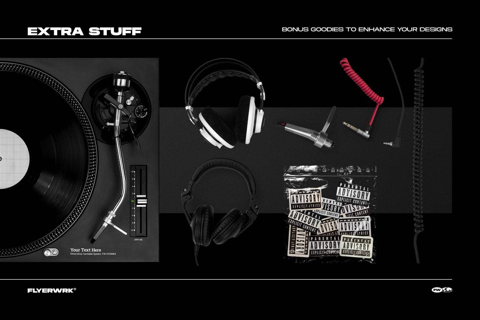 Retro Vinyl Record Mockup Bundle — image 9