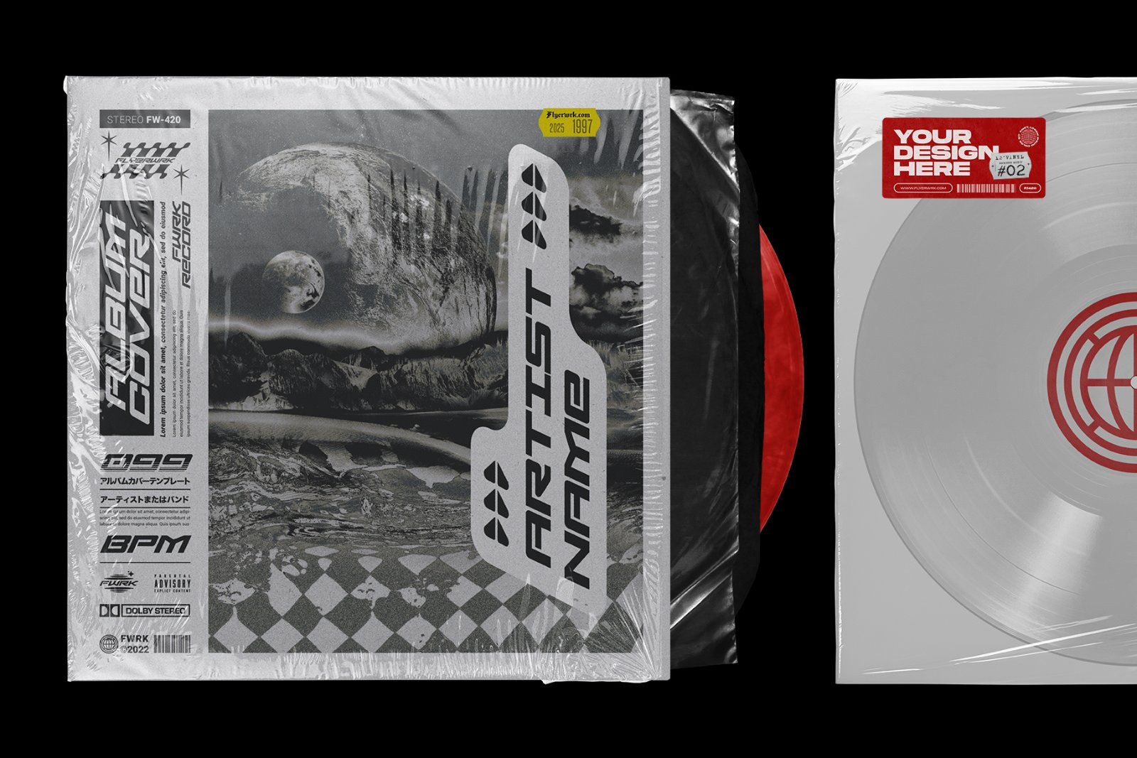 Retro Vinyl Record Mockup Bundle — image 10