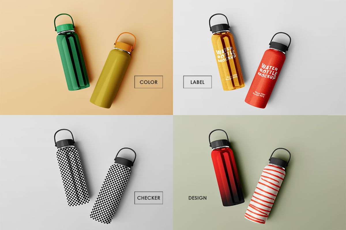 Water Bottle Mockup Set — image 2