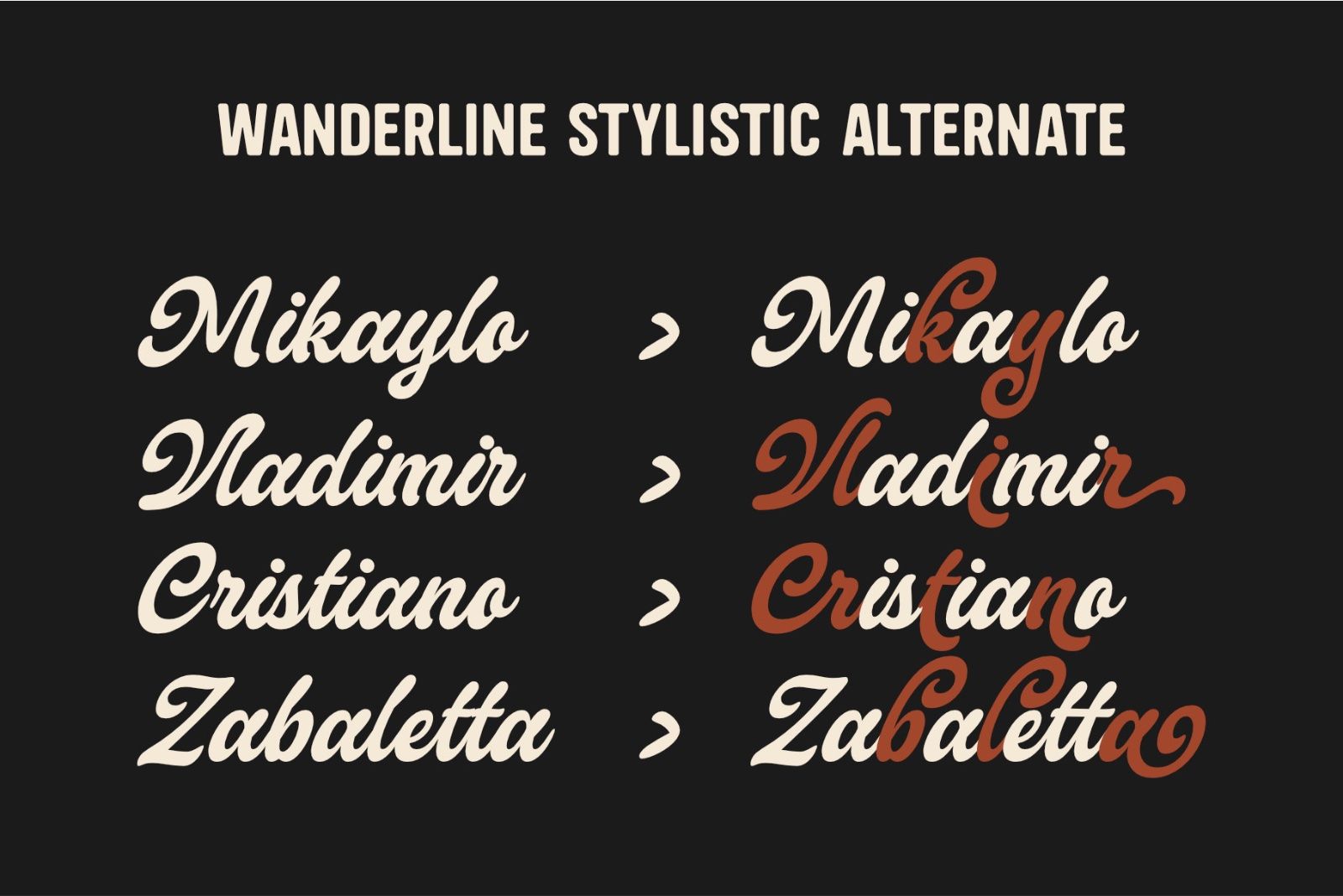 Wanderline – Vintage Script Font — image 3